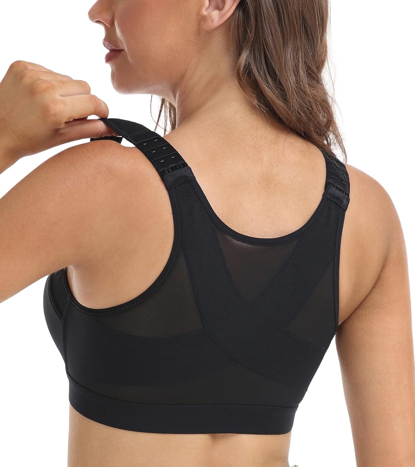 DotVol Girls’s Consolation Entrance Closure Again Help Full Protection Non Padded Wirefree On a regular basis Bra