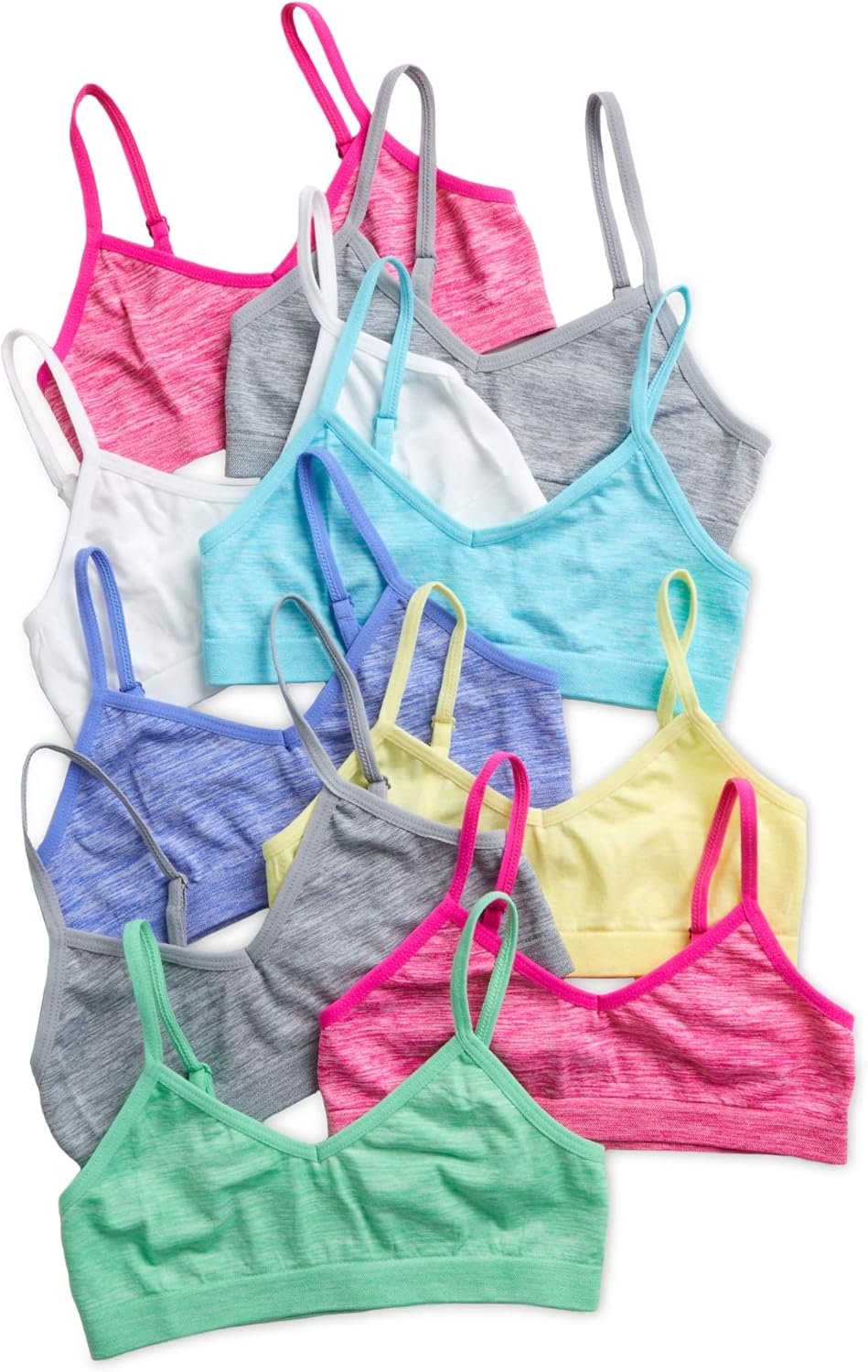 Candy & Sassy Women Seamless Coaching Bra Cami Coaching Bra Stretch Efficiency Seamless Bra 9 Pack Candy & Sassy Women Seamless Coaching Bra Cami Coaching Bra Stretch Efficiency Seamless Bra 9 Pack