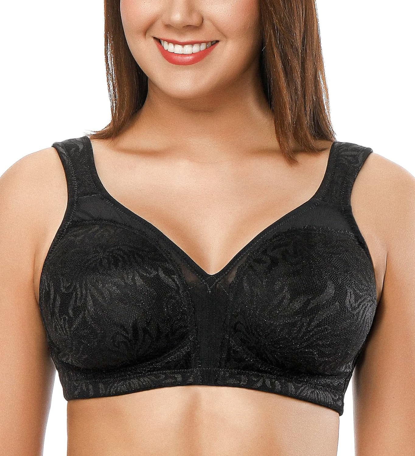 ZeroBound Ladies’s Minimizer Bras Consolation Cushion Strap Wirefree Full Protection Giant Bust Non-Padded Bra ZeroBound Ladies’s Minimizer Bras Consolation Cushion Strap Wirefree Full Protection Giant Bust Non-Padded Bra