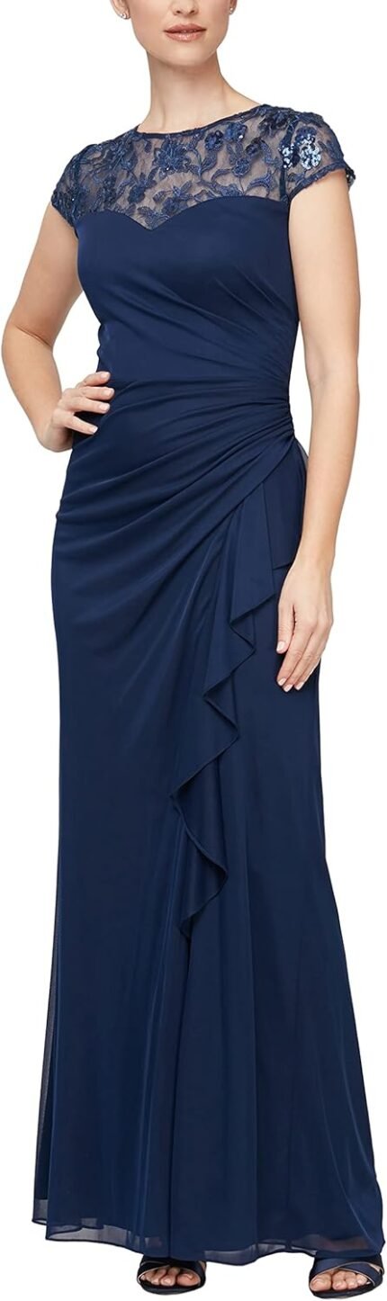 lace evening dresses