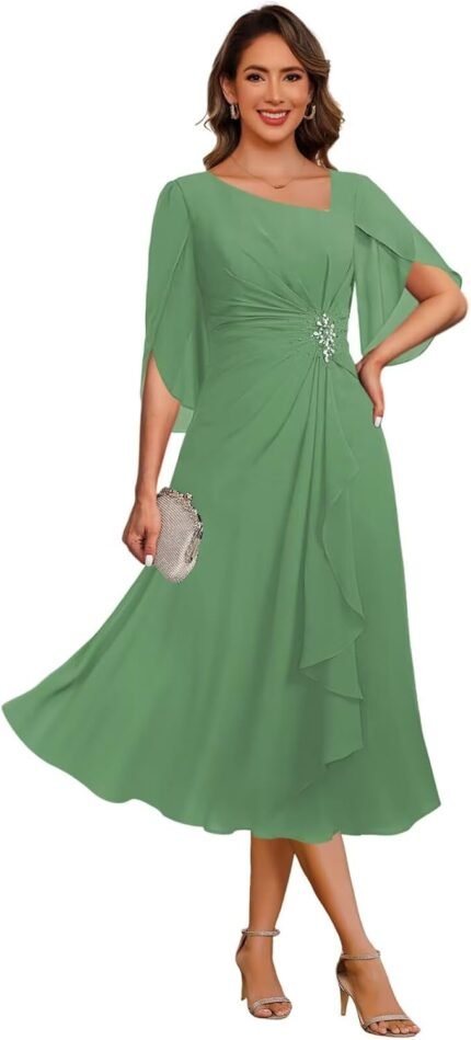 chiffon evening dresses