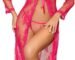 Avidlove Sexy Lace Robe for Women Linger...