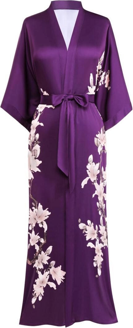 🔹 high-end chiffon robe.