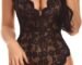 Buitifo Women Lace Bodysuit One Piece Ba...