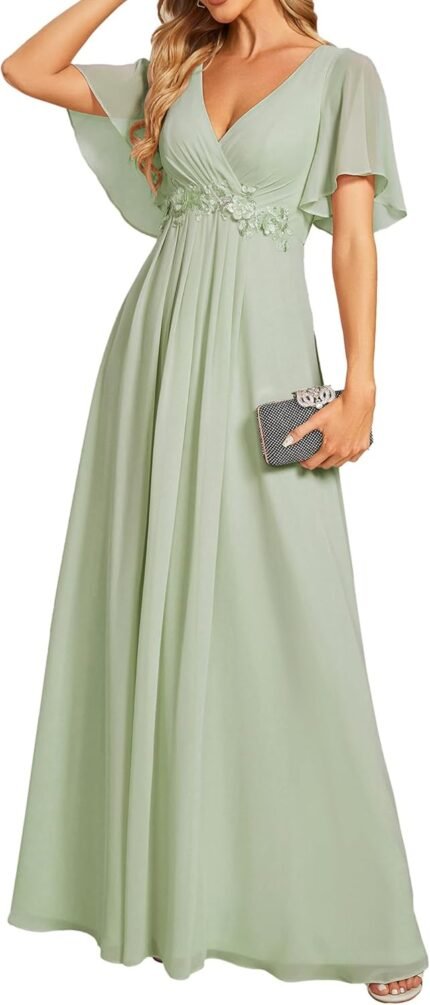 Ever-Fairly Girls’s Chiffon A-…