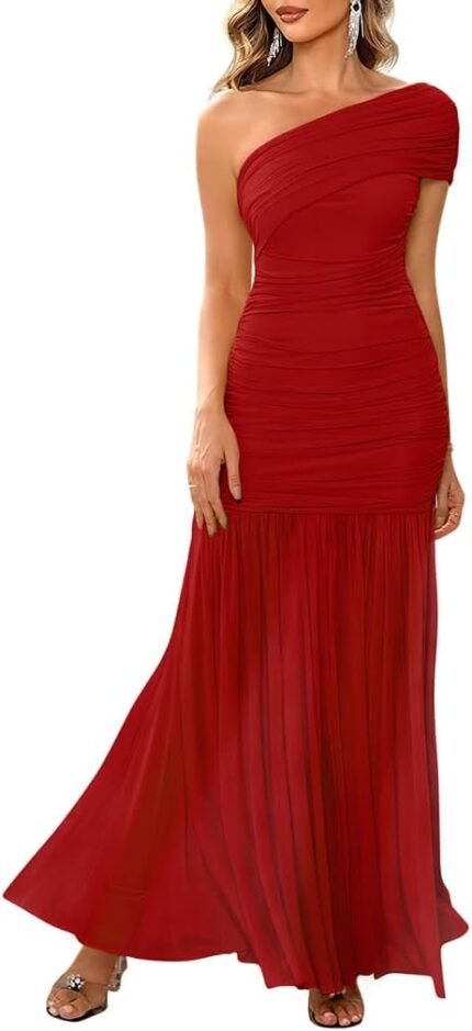 red evening dresses