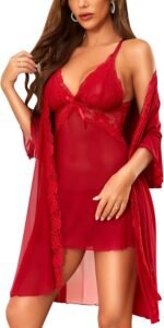 🔹 high-end chiffon robe.