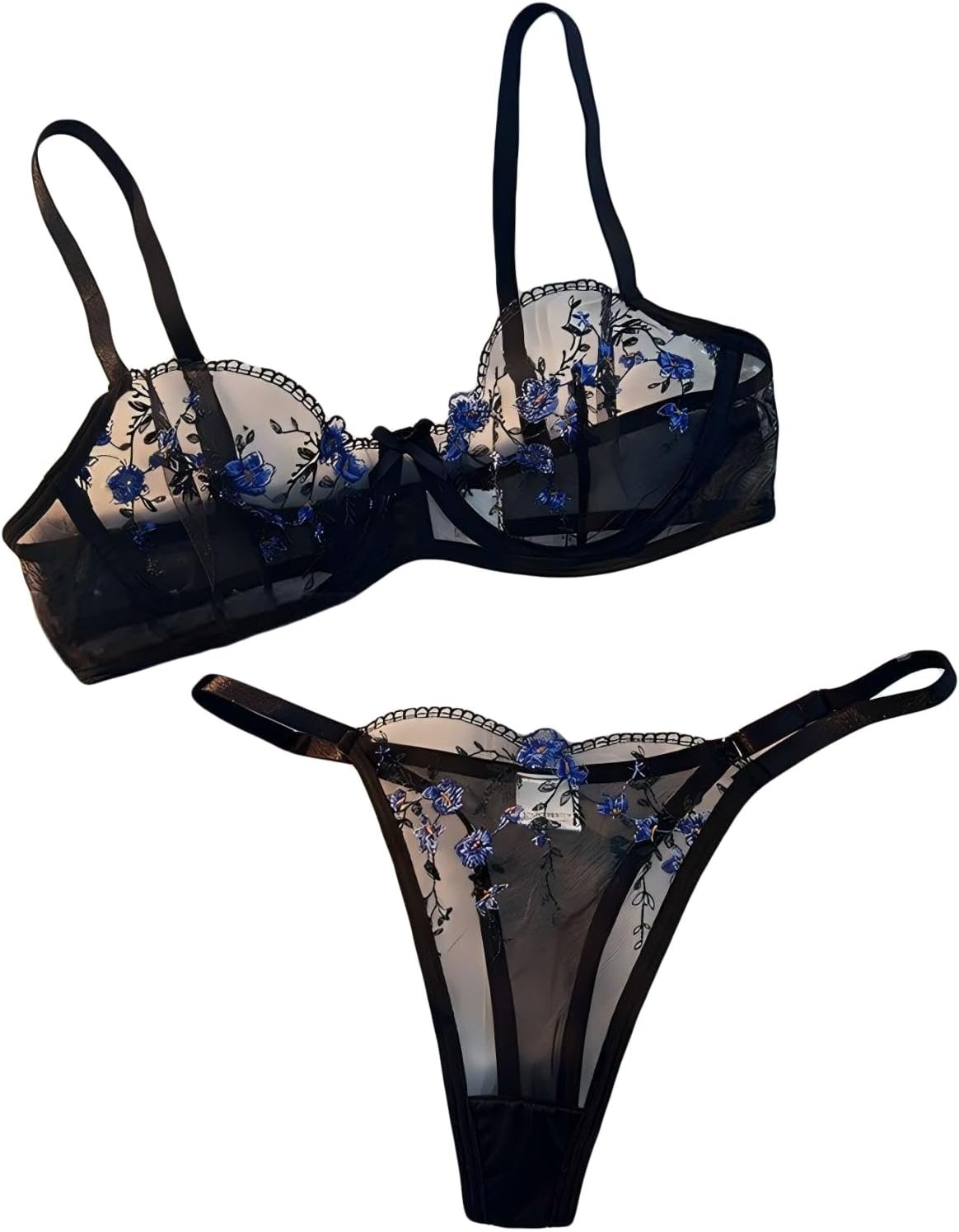 Girls’s Floral Embroidered Lingerie Set … Girls’s Floral Embroidered Lingerie Set …
