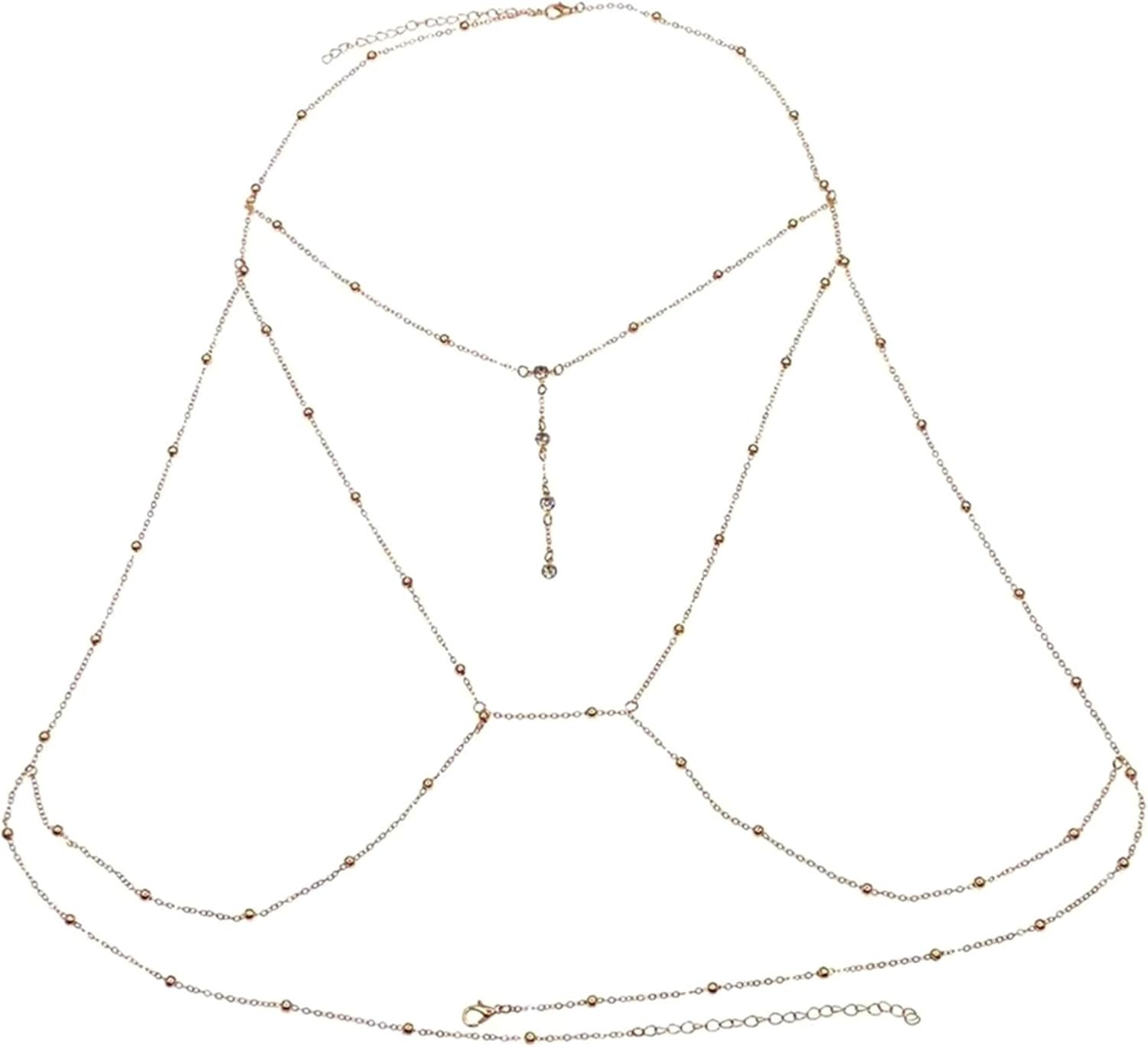 JFORYOU Nipple Rings with Physique Chain Waist Chest Chain 14G Nipple Piercing Barbell Nipplerings Physique Piercing Jewellery for Ladies JFORYOU Nipple Rings with Physique Chain Waist Chest Chain 14G Nipple Piercing Barbell Nipplerings Physique Piercing Jewellery for Ladies