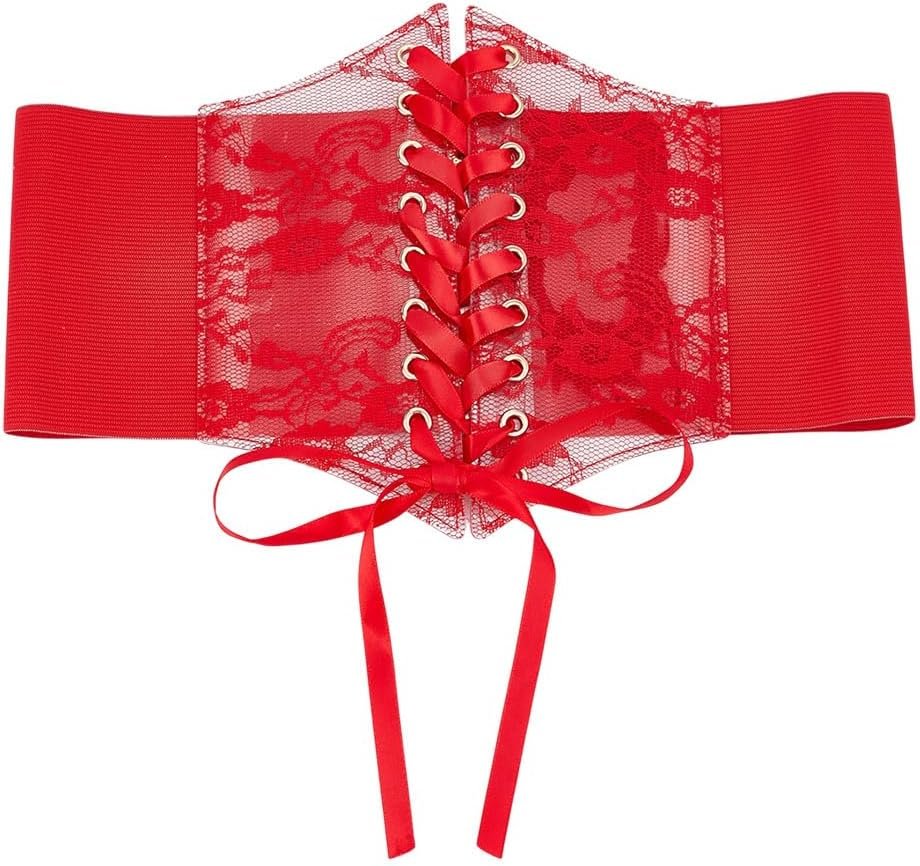 1Pc Girls Lace Corset Belts Elegant Extensive Waist Bustiers Elastic Cinch Belt Tied Waspie for Girls DIY Clothes 1Pc Girls Lace Corset Belts Elegant Extensive Waist Bustiers Elastic Cinch Belt Tied Waspie for Girls DIY Clothes