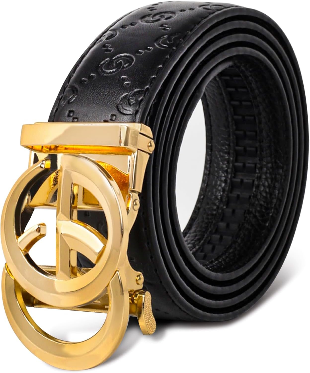 Males&Womens Leather-based Costume Belt Enterprise Automated Buckle Belt Shade-Black Silver Gold Males&Womens Leather-based Costume Belt Enterprise Automated Buckle Belt Shade-Black Silver Gold