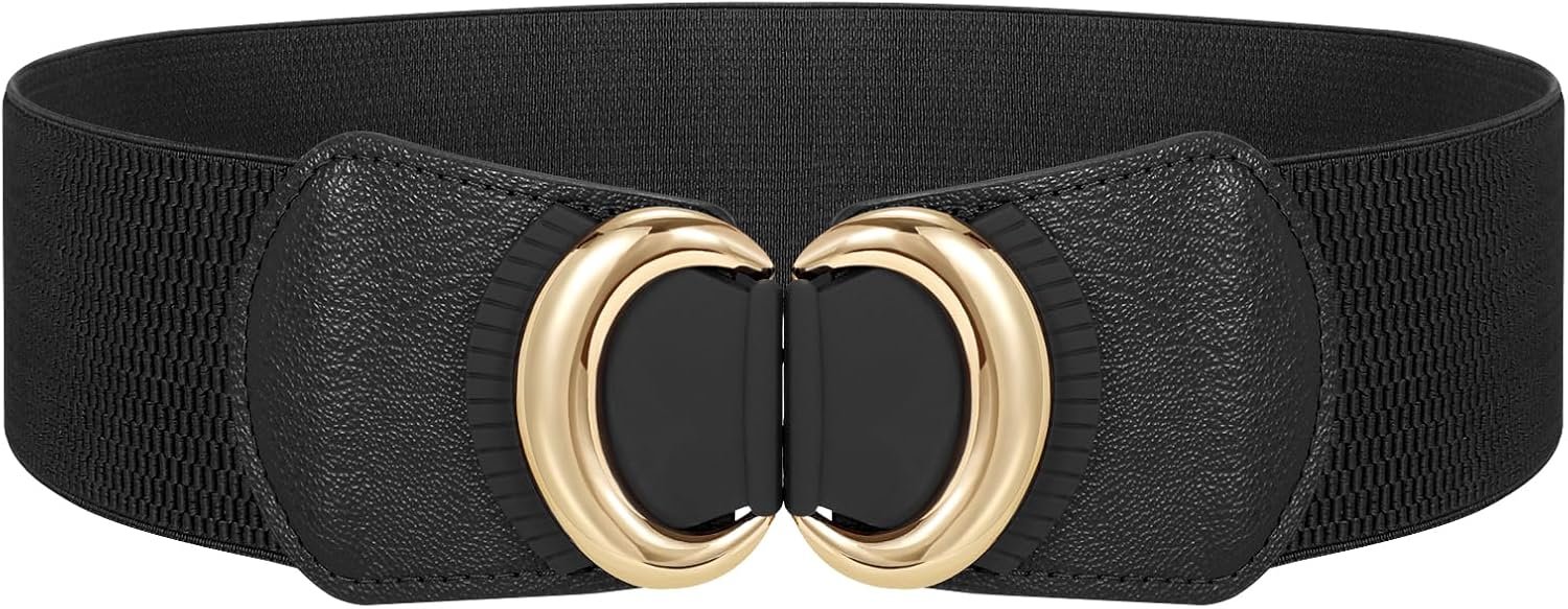 JASGOOD Girls Extensive Waist Belt Classic Elastic Belt for Gown Vogue Stretchy Belt