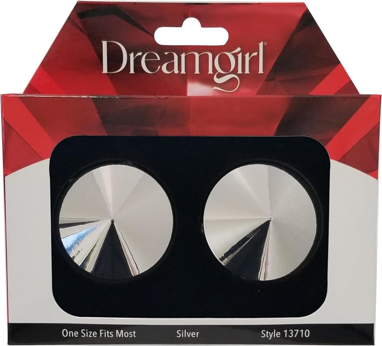 Dreamgirl Girls’s Silver Metallic Pasties, O/S