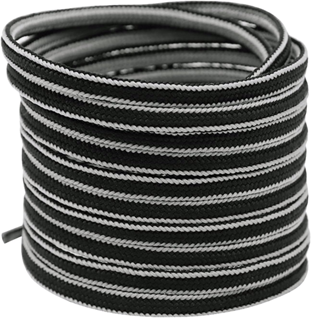 Oval Laces Two Coloured Textured Stripes Shoe Laces for Sneakers Oval Laces Two Coloured Textured Stripes Shoe Laces for Sneakers