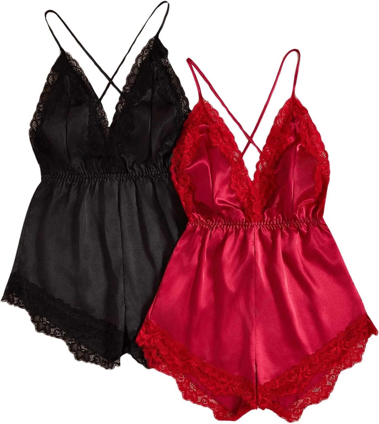 SOLY HUX Girls’s 2 Piece Romper Silk Sat…