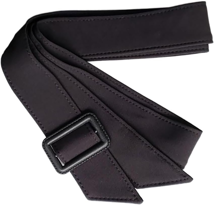 YOU&M Ladies’s Fabric Canvas Sturdy Waist Belt Bow Tie-Closure Easy Wrap Round Corset Boho for Gown Overcoat Waistband