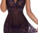 Aranmei Sultry Lace Babydoll Nightgown &...