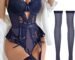 Lilosy Sexy Stocking Lace Mesh Bodysuit ...