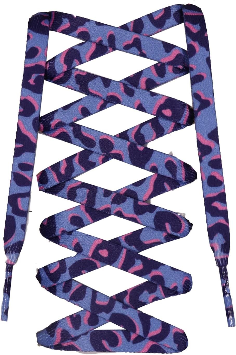 Teeoff Flat Printed Shoelaces,Shoe Laces for Sneakers, Designer Enjoyable Shoestring