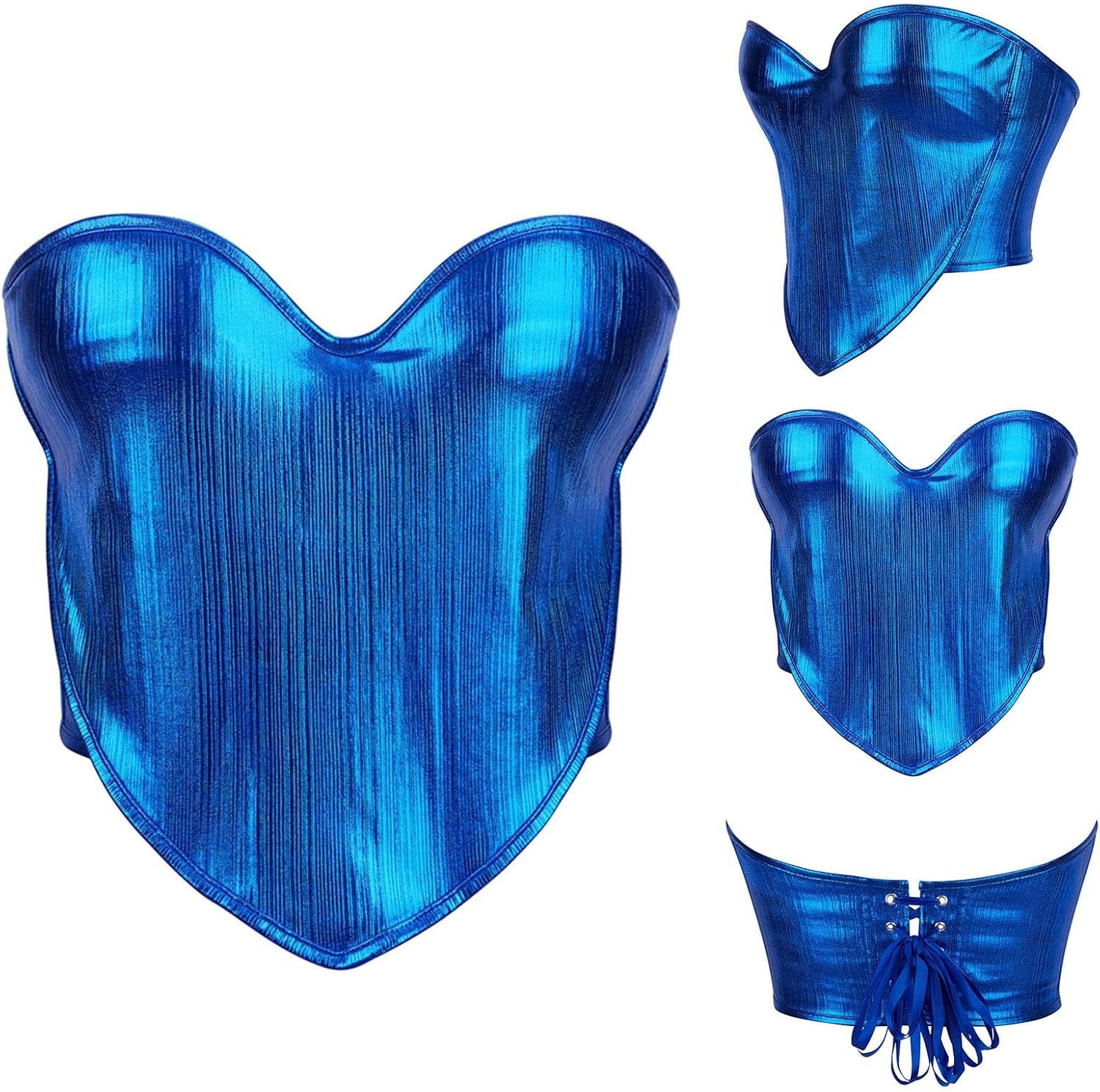 Classic Corset Prime for Ladies, Horny Retro Renaissance Lace Up Corset Bustier Medieval Pirate Lingerie with Underwire