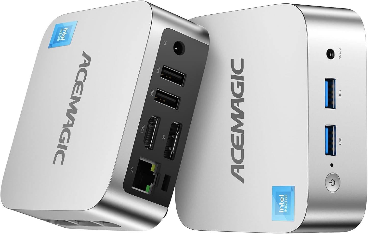 ACEMAGIC Vista V1 Mini PC Computers, Twin Lake N150(Beat N100/N95, up to 3.6GHz), 16GB DDR4 RAM 512 SSD Mini Computers,11 Pro Desktop 4K Dual Display/HDMI/WiFi/BT/LAN for Home/Office