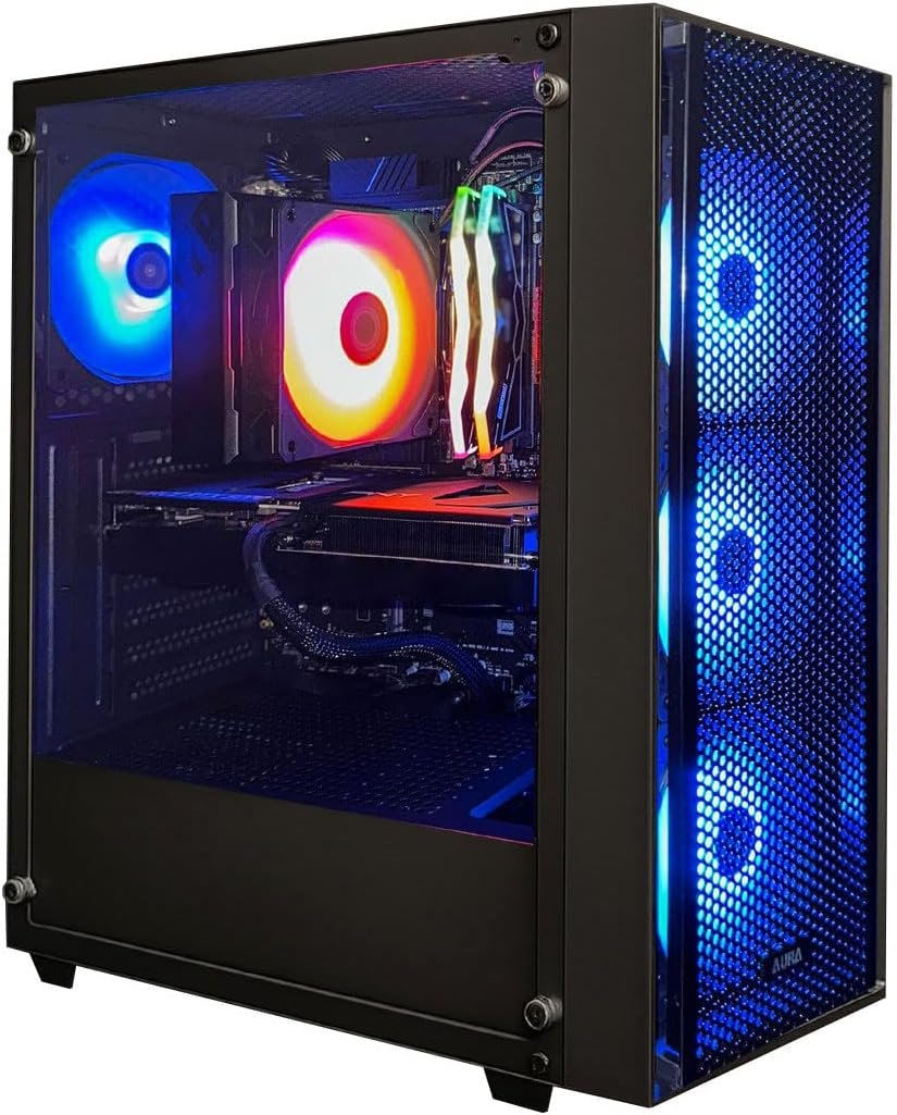 Hachiman Ronin Gaming PC Desktop AMD Ryzen 5 9600X | Radeon RX 9060XT | 1TB NVMe SSD 32GB DDR5 RAM – Windows 11